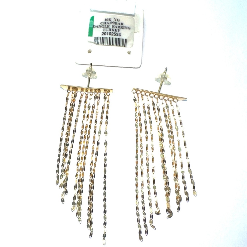 Gold Chain Earrings